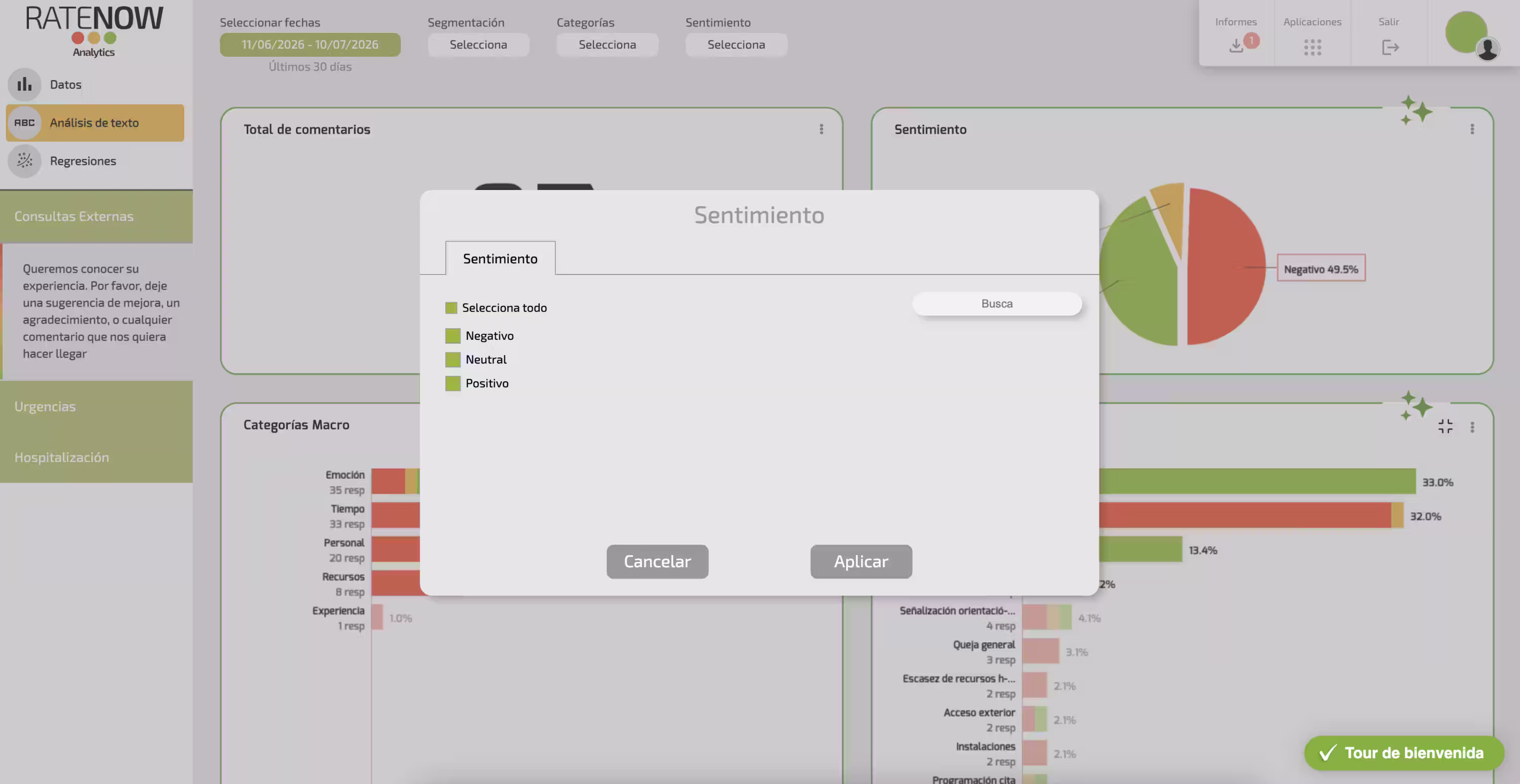 Sentiment Analysis in AI Text Analysis Agent