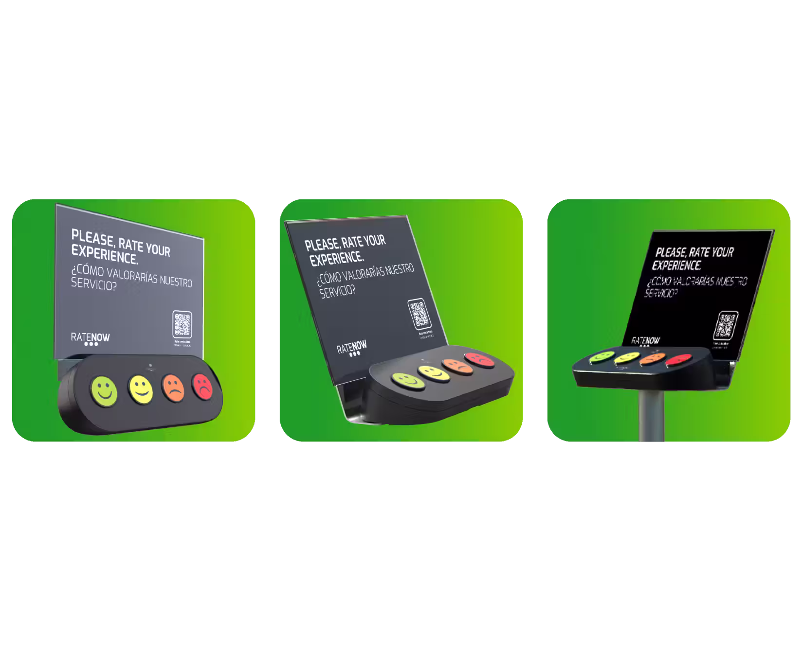 Formatos de Smiley Feedback Botones